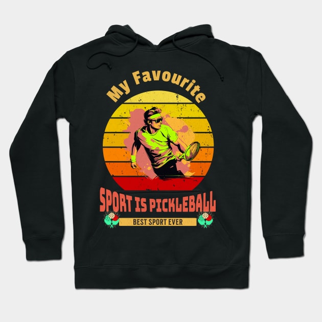 My Favourite Sport Is Pickleball Hoodie by VisionDesigner